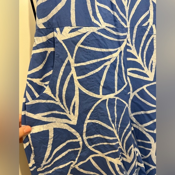 Blue Wide-Leg Jumpsuit - Picture 3 of 4